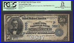 1902 $50 Crocker NB of San Francisco California PCGS 12 APPARENT Fr. 669 CH#3555