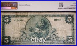 1902 $5 PMG F15 San Francisco CALIFORNIA Seaboard National Bank Currency Note NR