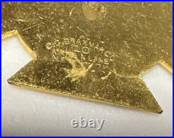 1904 Knights Templar San Francisco California Freemason Bear Pin Pinback Button