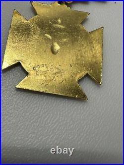 1904 Knights Templar San Francisco California Freemason Bear Pin Pinback Button