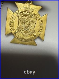 1904 Knights Templar San Francisco California Freemason Bear Pin Pinback Button