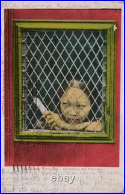 1905 Chinese Slave Girl Chinatown San Francisco postcard Britton & Rey Tucker