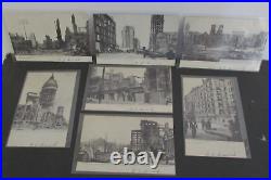 1906 San Francisco Earthquake Postcard Lot of 7