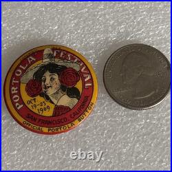 1909 Portola Festival San Francisco, California Pin