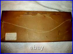 1910 Willard Worden Embossed Sepia Photograph Le Conte Oak Trees Berkeley Framed