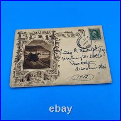 1912 Mt. Tamalpais & Muir Woods Souvenir Fold-Out Edward H. Mitchell, Postmark 1912 Mt. Tamalpais & Muir Woods Souvenir Fold-Out Edward H. Mitchell, Postmark
