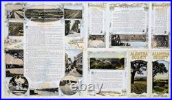 1914 ALAMEDA County SAN FRANCISCO CALIFORNIA Promotional Map View ORIGINAL