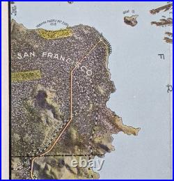 1914 ALAMEDA County SAN FRANCISCO CALIFORNIA Promotional Map View ORIGINAL