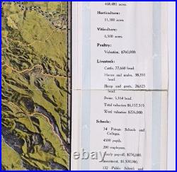 1914 ALAMEDA County SAN FRANCISCO CALIFORNIA Promotional Map View ORIGINAL