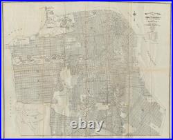 1914 Ginty Folding Tax Assessor's Map of San Francisco, California