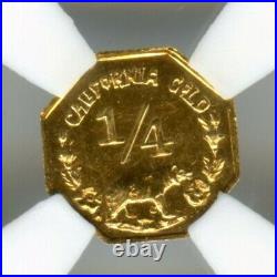 1915 Oct Minerva California Gold / Hart's Coins of the West / NGC MS66 CMOQ-2