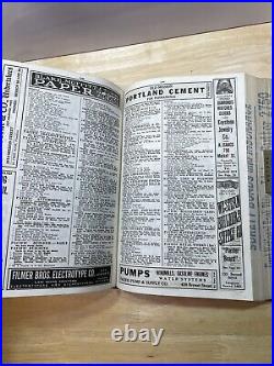 1924 Polk's Crocker-Langley San Francisco California City Directory Vtg Antique