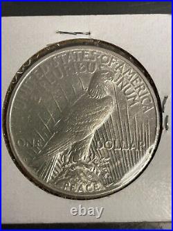 1924 S Silver Peace Dollar Minted San Francisco California Very Fine Condition