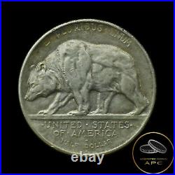 1925 California Jubilee Commemorative Half Dollar 90% Silver Circulated