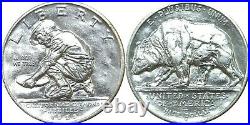 1925-S 50C California Silver Commemorative Half Almost Uncirculated
