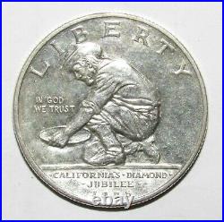1925 S California Diamond Jubilee Silver Half Dollar CHOICE BU