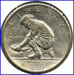 1925-S California Diamond Jubilee Silver Half Dollar San Francisco Mint A789