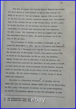 1926 SAN Francisco California History Of Telephone Rates Booklet