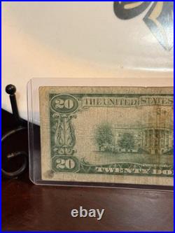 1929 $20 National Banknote Bank of America San Francisco California