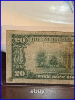 1929 $20 National Banknote Bank of America San Francisco California
