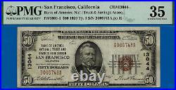 1929 $50 National T&S (San Francisco, California CH# 13044) PMG 35 # 6748