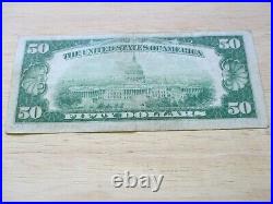 1929 $50 The Federal Reserve Bank Of San Francisco, California