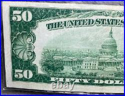 1929 Federal Reserve Bank San Francisco California $50 National Note Brown Seal
