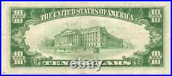 1929 Ty. 1 Crocker First NB of San Francisco, California $10 NBN Ch#1741 (59488)