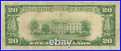 1929 Ty. 1 Crocker First NB of San Francisco, California $20 NBN Ch#1741 (59486)