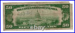 1929 Type I $50 Bank of America NT & SA San Francisco California Charter 13044