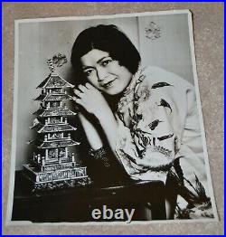 1930 Pagoda Festival Vintage Original Photo Chinatown San Francisco May Chow