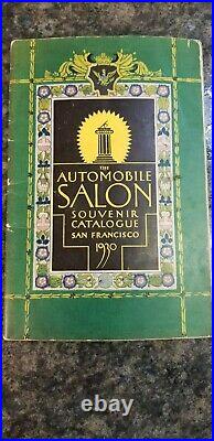 1930 The Automobile Salon Souvenir Catalogue San Francisco RARE