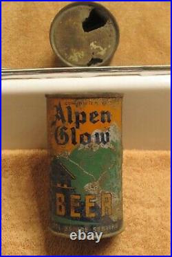1930s ALPEN GLOW Beer, IRTP O/I, Flat top beer can, San Francisco, California