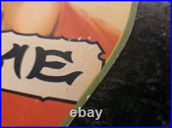 1930s Antique ACME Beer Cardboard Fan Beer Sign San Francisco, California NRA