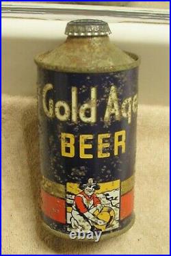1930s GOLD AGE Beer IRTP lo-pro cone top El Rey San Francisco California