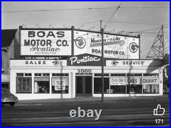 1930s San Francisco California Boas Pontiac License Plate Frame