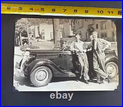 1930s VINTAGE PHOTO ALBUM San Francisco California, CARS Cowboy Western