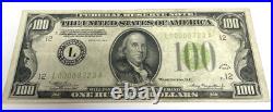 1934 $100 Dollar Bill San Francisco California E-12 Banknote 4-Zero With 4-Digit