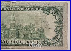1934 $100 Federal Reserve Note San Francisco, California Green Seal