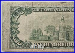 1934 $100 Federal Reserve Note San Francisco, California Green Seal