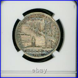 1936 S US Bay Bridge California Commemorative Half Dollar 50c NGC MS 65 UNC GEM