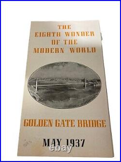 1937 A Part of The GOLDEN GATE BRIDGE Redwood Catwalk Souvenir San Francisco