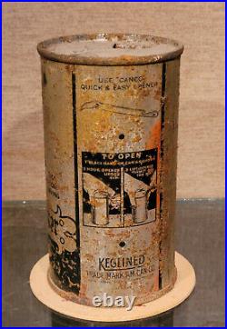1937 Irtp Oi Burgermeister Ale Flat Top Beer Can San Francisco Brwg California