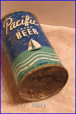 1937 PACIFIC Lager Beer IRTP lo-pro cone top Rainier San Francisco California