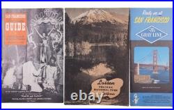 1940's 50's San Francisco California Tourist Booklets Lassen Volcanic National