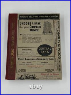 1941 OAKLAND CALIFORNIA Directory Phonebook Classified Businesses ALAMEDA COUNTY