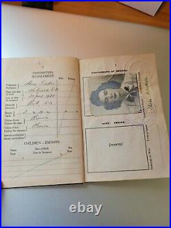 1946 Australia Passport Travel to San Francisco, California