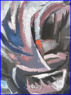 1949 Early California Modernist Abstract San Francisco Jerry Opper Oil Painting
