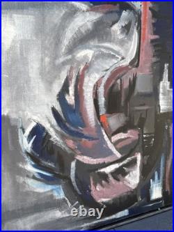 1949 Early California Modernist Abstract San Francisco Jerry Opper Oil Painting