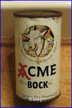 1950s ACME BOCK Beer Flat Top beer can, San Francisco, California Treasure